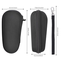 Étui portable classique durable imperméable antichoc en EVA avec fermeture éclair et protection pour rasoir