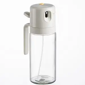 Sprühen und gießen Öl-Sprüher 550 ml auslaufsichere Öl-Sprühhülle verbessertes Öl-Dispenser Küche Glas Gewürzflasche