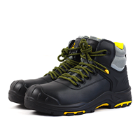 Botas de Seguridad con Punta de Acero y Caña Alta para Hombre y Mujer, Antideslizantes, para Uso Industrial