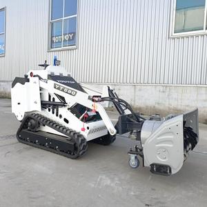 Newest Mini <b>Stand</b> on Skid Steer Meet Ce V Epa 900 Kg 1000 1200 with Bucket - Product Image 3
