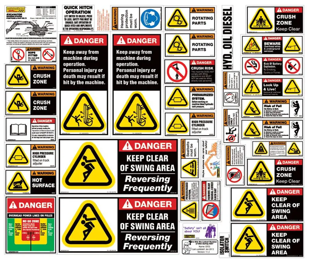 Cheap Custom Sticker Sign Traffic Road Home Notice Waterproof Vinyl Printed Adhesive Sticker Printing Paper Safety Sign