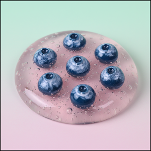 Vente en gros de miniatures de fruits et légumes 3D en résine bleuets pour porte-clés, jouet éducatif pour enfants, idéal pour l'apprentissage et la <span class=keywords><strong>cuisine</strong></span> - Product Image 1