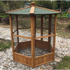 Sdb004 Hoge Kwaliteit Draagbare Vogelkooi Kleine Middelgrote Dieren Drager Gemaakt Van Hout Boxed Groothandel Kleine Vogel Huizen - Product Image 5