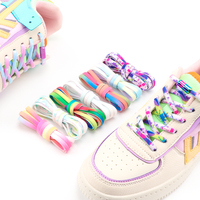 Nouveaux lacets élastiques colorés baskets sans cravate lacet en cours d'exécution lacets ronds sans cravates lacets en métal vis Capsule serrure dentelle