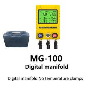 MG-100 डिजिटल एचवीएसी वैक्यूम कई डबल रेफ्रिजरेटर दबाव गेज सेट तापमान रिसाव एयर कंडीशनर परीक्षक मीटर गैस - Product Image 1