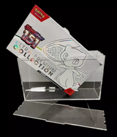 Boîte personnalisée en acrylique 151 UPC à assemblage magnétique coulissant de type Lucite au choix Étui de protection en acrylique uniquement