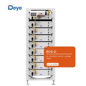 Deye BOS-G 5.12kWh LiFePO4バッテリーの製造6000サイクルリチウムイオンバッテリーとDeye高電圧ソーラーインバーター - Product Image 2