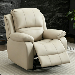 Fauteuil inclinable relaxant à bascule et pivotant, en tissu ou cuir, design moderne, à commande manuelle, prix usine - Product Image 6