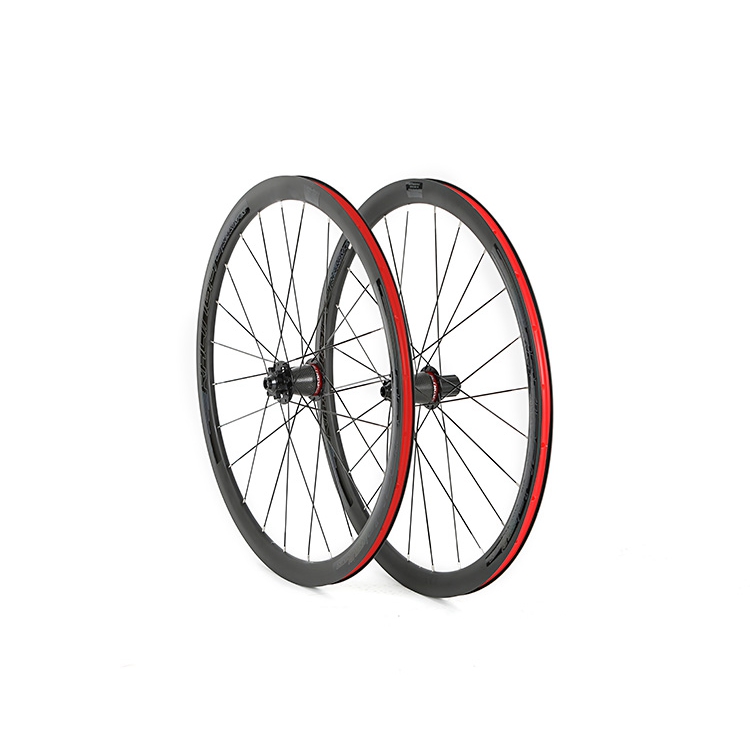 2022 자전거 부품 중국 알루미늄 휠 림 디스크 브레이크 통해 차축 RS-R402CB 도로 700c Wheelsets