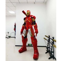 Costume de robot marcheur rouge portable pour adulte, idéal pour le jeu de rôle, les expositions, la publicité et la location de vêtements de cosplay
