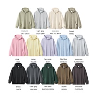 Blouson à capuche double fermeture éclair 100 % coton 400G pour homme, coupe ample, motif uni, style streetwear, idéal pour l'hiver, modèle transfrontalier