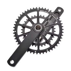 GOLDIX Vélo de route Manivelle <span class=keywords><strong>50</strong></span>/<span class=keywords><strong>34</strong></span> & 53/39T Double plateau de <span class=keywords><strong>pédalier</strong></span> - 20/22 vitesses Transmission intégrée - Product Image 5