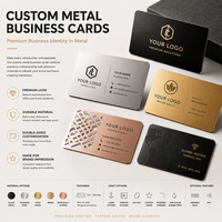 Cartes de visite professionnelles en métal personnalisées SHINY, cartes de visite, cartes nominatives, acier inoxydable, logo en relief, impression, imperméables, durables, directement de l'usine