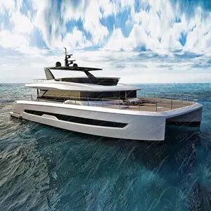 Tiongkok diproduksi dengan harga terjangkau dan andal aluminium Aloi mewah catamaran/perahu/kapal/yacht dengan kecepatan tinggi