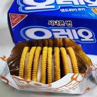 Vente en gros de la Nouvelle Corée Biscuits Oreo Saveur Cannelle Sandwich Snacks Exotiques Biscuits 100g