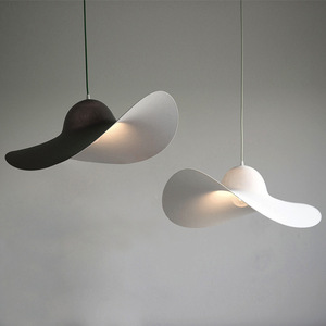 Nordic-Style Modern Minimalist Artistic Pendant <b>Light</b> Creative Unique Straw Hat Design for Living Room <b>Dining</b> Room Bedroom - Product Image 1