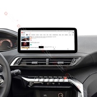 Autoradio Android 4G LTE 12,3" pour Peugeot 3008 4008 5008 2017-2020, Stéréo Multimédia Auto sans Fil avec Navigation GPS
