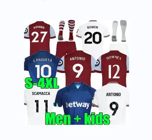 2023 2024wEsTHaMsサッカージャージープラハBOWENRICESCAMACAサッカーシャツMen UnITeDS BENRAHMA ANTONIO FORNALS LANZINI