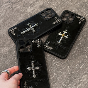 Funda CH Creative Metal Cross Y2k Tide Cool para iPhone 17 <span class=keywords><strong>Air</strong></span> 16 15 14 13 12 11 Pro <span class=keywords><strong>Max</strong></span>, Estética - Product Image 1