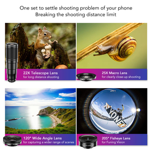 <span class=keywords><strong>Kit</strong></span> de lentille télescopique monoculaire 22x pour Pentax et téléphones mobiles avec verre optique et trépied - Product Image 4