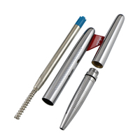 Stylo d'Aviation Personnalisé avec Miroir, Nouveauté, Métal Brillant, Avion Spatial, Stylo Volant avec Logo Imprimé sur l'Empennage