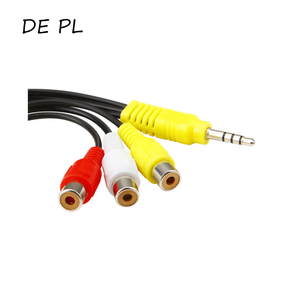 สายเคเบิลวิดีโอ DE PL SL 3RCA 8 สาย สำหรับเชื่อมต่อทีวี Egygold ลดราคาพิเศษ - Product Image 1