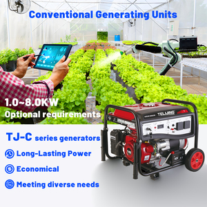 High Output Portable <b>Generator</b> Set TJ7000-C 7000 6.0kva 6500w Auto Start 4-Stroke 120V/230V 420cc <b>Gasoline</b> for Home Use TJ7000-C - Product Image 5