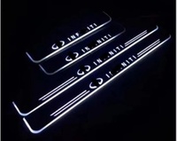 Offre Spéciale pour les modèles de voiture Infiniti plaques de seuil de porte de voiture filaire led seuil de porte personnalisé plaque de coup de pied