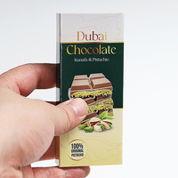 Boîtes à tiroirs personnalisées Boîte d'emballage de chocolat de Dubaï Papier en carton avec impression UV Avantage pour les supermarchés et les magasins