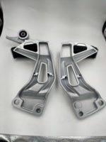 Nouveau repose-pieds arrière en alliage d'aluminium argenté de haute qualité pour Yamaha LYM110 C8 110cc X-1