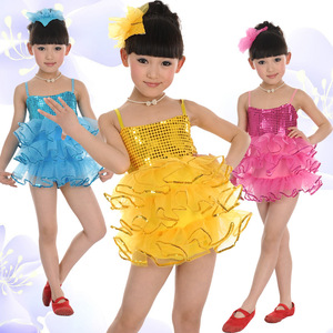 <span class=keywords><strong>Moins</strong></span> cher Ballet Danse Robe Enfants Performance Costumes fête Dancewear 3 Couleurs - Product Image 5