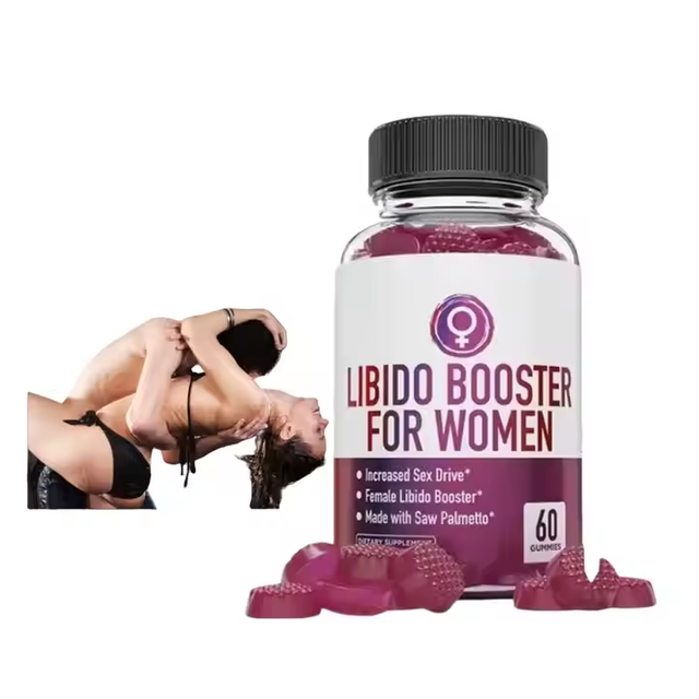 OEM Natural Herbal Gummies for Adult Women for Pregnant Women Sexual Desire Libido Booster Saw Palmetto Horny Goat Weed Extract