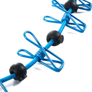 Tendedero portátil con 12 pinzas para la <span class=keywords><strong>ropa</strong></span>, accesorio de viaje a prueba de viento, elástico y retráctil, 1 paquete - Product Image 3