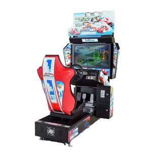 32-Inch High-Definition Dynamic Racing Video <b>Arcade</b> Driving Metal Plastic Motion Sensing Large Coin-Operated English - Product Image 5