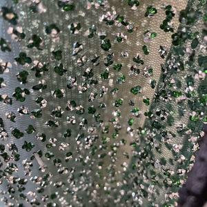 Dentelle en tulle scintillante à paillettes, diamants et strass, très vendue - Product Image 3