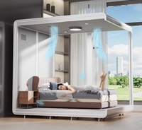 Studio moderne privé musique maison réunion salle d'étude flux en direct cabine insonorisée bureau acoustique salon pods