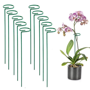 Protective Design For <b>Plants</b> Iron <b>Support</b> Rods Climbing <b>Frame</b> 20 Piece Set Enhanced <b>Plant</b> Stability Long-Lasting Performance - Product Image 1