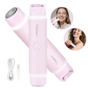 Appareil d'épilation électrique rechargeable à double tête Hatteker, rasoir électrique, tondeuse - Product Image 2