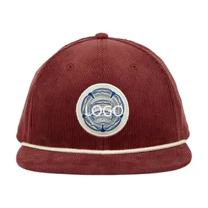 Gorra de PANA con logotipo personalizado de alta calidad, gorra de béisbol SnapBack con parche Logo de 5 paneles SnapBack