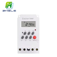 Temporizador Digital Programable KG316T-II AC220v con Pantalla LCD para Riel DIN, Controlador de Tiempo Electrónico