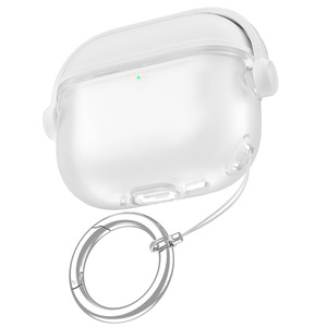 Étui de protection en silicone souple pour écouteurs Apple AirPods 4, avec support et anneau, protection intégrale anti-chute. - Product Image 6