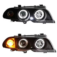 Phares Avant pour BMW E46 Série 3 Berline 1999-2001 Gauche + Droit 4 Portes