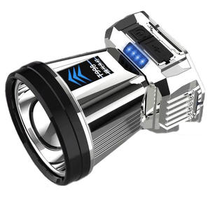 Faro de copa de luz grande LED cabeza calva fuerte que usa luz de minería de trabajo al aire libre Luz de pesca de pantalla en vivo de larga duración - Product Image 1