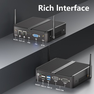 MiniTree <span class=keywords><strong>J5005</strong></span> N100 Mini PC sans ventilateur <span class=keywords><strong>J4105</strong></span> Quad Core DDR4 SSD/HDD 2COM RS232 4USB Win7/10/11 Nouveau - Product Image 2