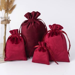 Pochettes en satin à cordon coulissant pour extensions de cheveux, personnalisables, de luxe, pour bijoux, cosmétiques, maquillage, emballage cadeau, anti-poussière – Vente chaude - Product Image 3
