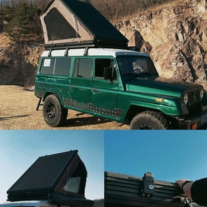 Tente de toit rigide Zentopia pour camping en plein air, tente de toit en aluminium RTT avec charnières de fixation, tente de toit rigide imperméable SNDN X - Product Image 4