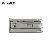 Amortisseur hydraulique en acier inoxydable et plastique - Amortisseur anti-basculement à double ressort et roulement à billes pour porte coulissante de placard