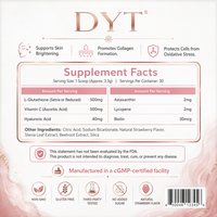 Comprimés effervescents de L-Glutathion 500mg à marque privée OEM/ODM, avec Vitamine C pour l'éclat de la peau et soutien antioxydant de qualité clinique