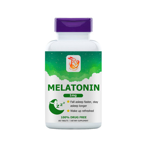 Compléments alimentaires OEM ODM avec calcium et mélatonine pour aider à calmer l'esprit et le corps et à maintenir une bonne santé – Comprimés de mélatonine - Product Image 1