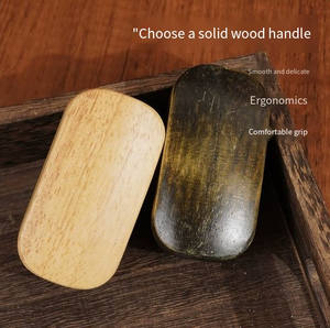 Brosse à barbe pour homme en poils <span class=keywords><strong>de</strong></span> sanglier naturels avec manche en bois, peigne <span class=keywords><strong>de</strong></span> toilettage pour <span class=keywords><strong>moustache</strong></span> et barbe, format <span class=keywords><strong>de</strong></span> poche pour la maison - Product Image 4